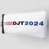 Trump 2024 DJT Golf Head Hoesje Golfheadcover (Voorkant)