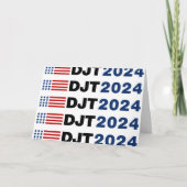 Trump 2024 DJT Kaart (Voorkant)