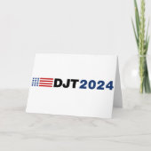 Trump 2024 DJT-kaart Kaart (Voorkant)