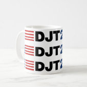 Trump 2024 DJT Koffiemok (Voorkant links)