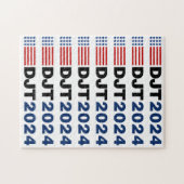 Trump 2024 DJT Legpuzzel (Horizontaal)