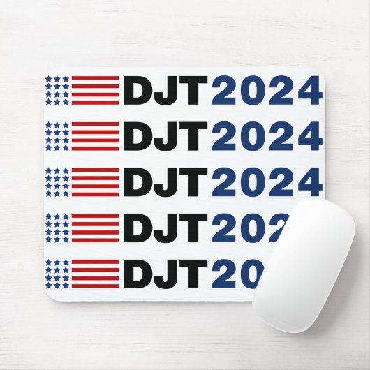 Trump 2024 DJT Muismat (Met muis)