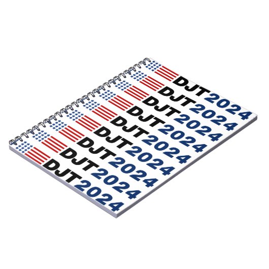 Trump 2024 DJT Notitieboek (Linkerzijde)
