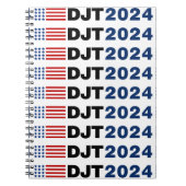 Trump 2024 DJT Notitieboek (Voorkant)