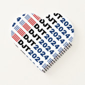 Trump 2024 DJT Notitieboek (Achterkant)
