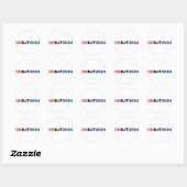 Trump 2024 DJT Ronde Sticker (Vel)