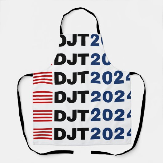 Trump 2024 DJT Schort (Voorkant)