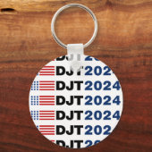 Trump 2024 DJT Sleutelhanger (Achterkant)