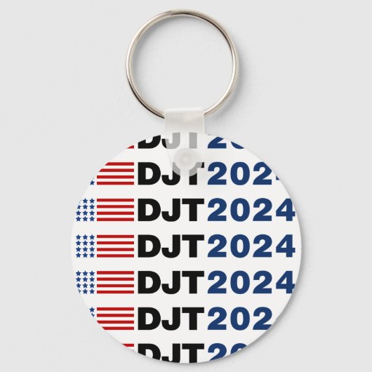 Trump 2024 DJT Sleutelhanger (Achterkant)