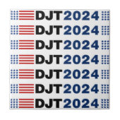 Trump 2024 DJT Tegeltje (Voorkant)