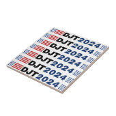 Trump 2024 DJT Tegeltje (Zijkant)