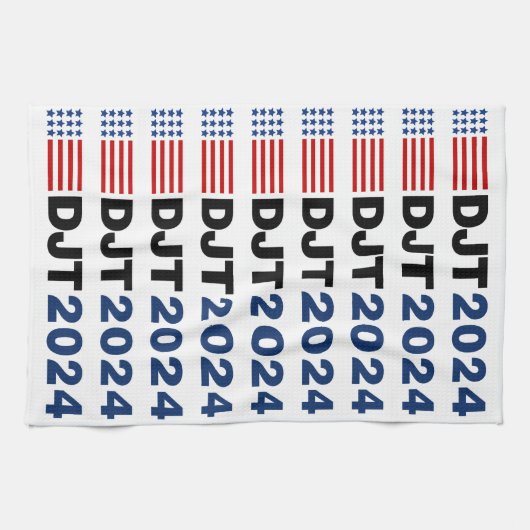 Trump 2024 DJT Theedoek (Horizontaal)