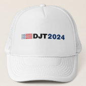 Trump 2024 DJT Trucker Pet (Voorkant)