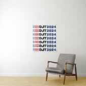 Trump 2024 DJT Wandkleed (In situ)