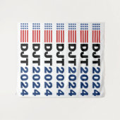 Trump 2024 DJT Wandkleed (Voorkant (horizontaal))