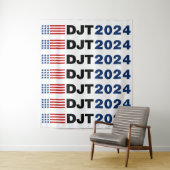 Trump 2024 DJT Wandkleed (In situ)