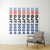 Trump 2024 DJT Wandkleed (In Situ (horizontaal))