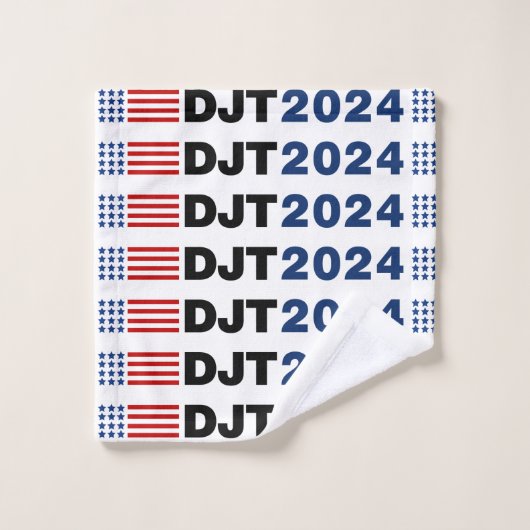 Trump 2024 DJT Washandje (Wasdoekje)