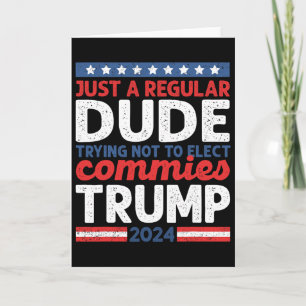 Trump 2024 Donald Trump Vance Gewoon Een Gewone Ke Kaart
