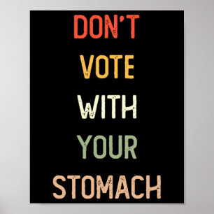 Trump 2024 Donald Trump Vance Stem Niet Met Je Poster