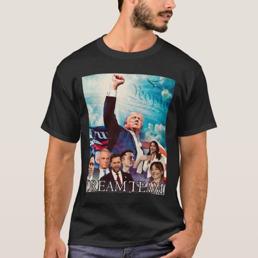 Trump 2024 Dream Team T-shirt (Voorkant)