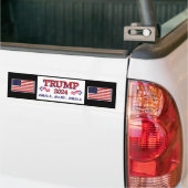 Trump 2024 Drill Baby boor Bumpersticker (Op Truck)