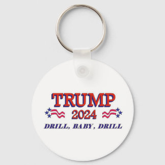 Trump 2024 Drill Baby boor Sleutelhanger