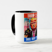 TRUMP 2024 DRILL BABY DRILL MOK (Voorkant links)