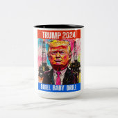 TRUMP 2024 DRILL BABY DRILL TWEEKLEURIGE KOFFIEMOK (Center)