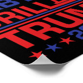 Trump 2024 Drill By3  Poster (Hoek)