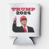 Trump 2024 duimen omhoog blikjeskoeler (Voorkant)