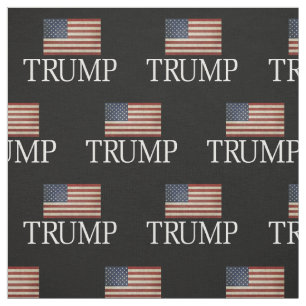 Trump 2024 Fabric met  Amerikaanse vlag Stof