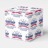 Trump 2024 Faith, Family, Freedom Bedankdoosjes (Voorkant Zijde)