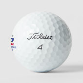 Trump 2024 Faith Family Freedom Golfballen (Logo)