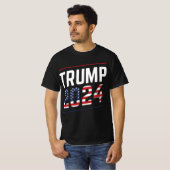 Trump 2024 Fan Design  T-shirt (Voorkant volledig)