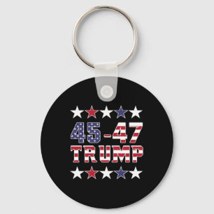 Trump 2024 Fight Fist Pump US Flag  Mega Sleutelhanger