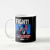 Trump 2024 Fight Fist Rally Trump Rally 2024 Ameri Koffiemok (Links)