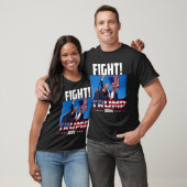 Trump 2024 Fight Fist Rally Trump Rally 2024 Ameri T-shirt (Unisex)