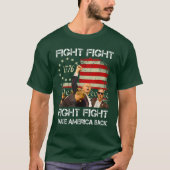 Trump 2024 Fight Fist Rally Trump Rally 2024 T-shirt (Voorkant)