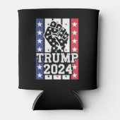 Trump 2024 Fist Outlaw Hillbilly J.D.Vance 2024 Blikjeskoeler (Voorkant)
