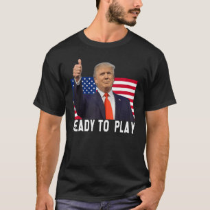Trump 2024 Flag 45 47 Verkiezingen redden Amerika T-shirt