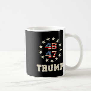 Trump 2024 Flag (op de rug) Take America Back Trum Koffiemok