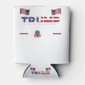 Trump 2024 flag take America back mannen women - T Blikjeskoeler (Voorkant)