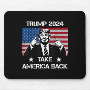 Trump 2024 Flag Take America Back Mannen Women - T Muismat
