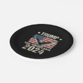 Trump 2024 flag take America back men women Trump Papieren Bordje (Gekanteld)