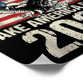 Trump 2024 flag take America back men women Trump Poster (Hoek)