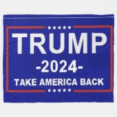 TRUMP 2024 FLEECE DEKEN (Voorkant (Horizontaal))