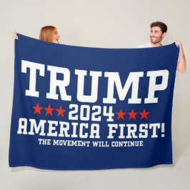 TRUMP 2024 FLEECE DEKEN