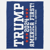 TRUMP 2024 FLEECE DEKEN (Voorkant)