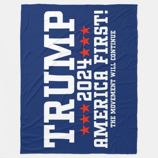 TRUMP 2024 FLEECE DEKEN (Voorkant)